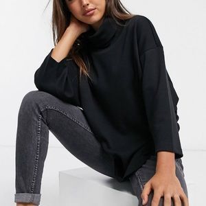 ASOS 100% Cotton Oversized Structured Turtleneck